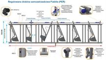 AGRITUBEL drabina paszowa zatrzaskowa zatrzaski dla bydła krów