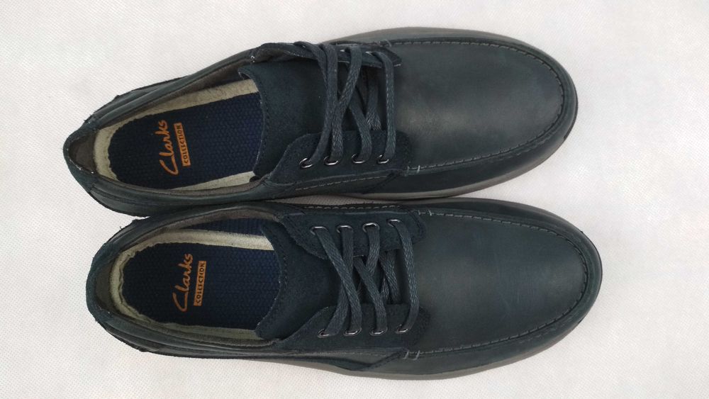 CLARKS Randle Walk Półbuty Buty Codzienne Skórzane Roz. 44