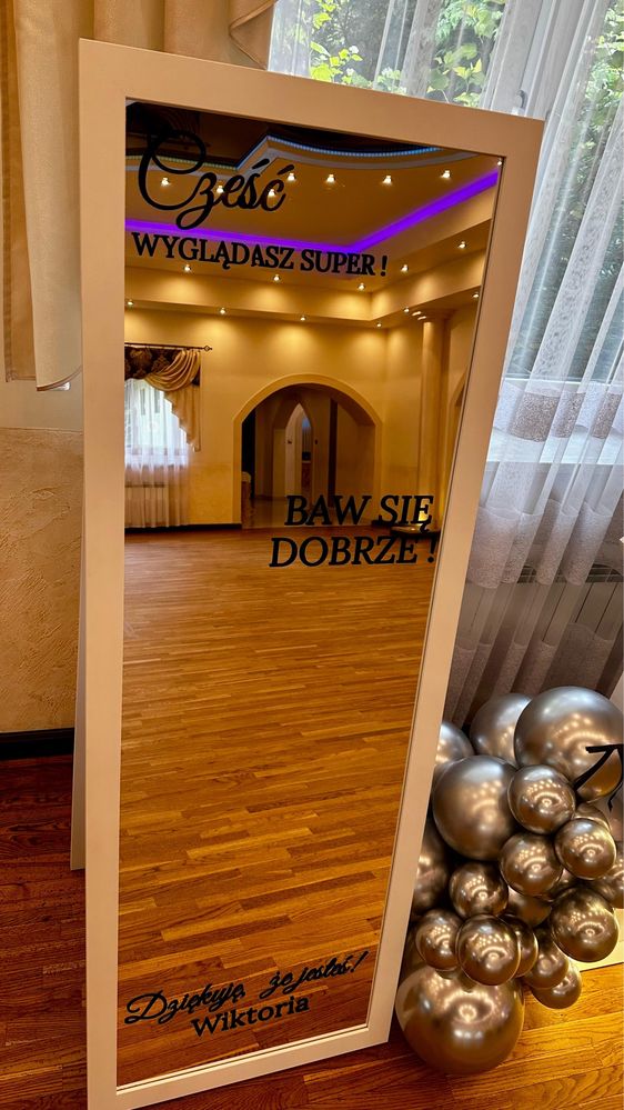 Cyfry led 18, 30, 40, Ciężki Dym, Ledony, Lustro personalizowane, Hel