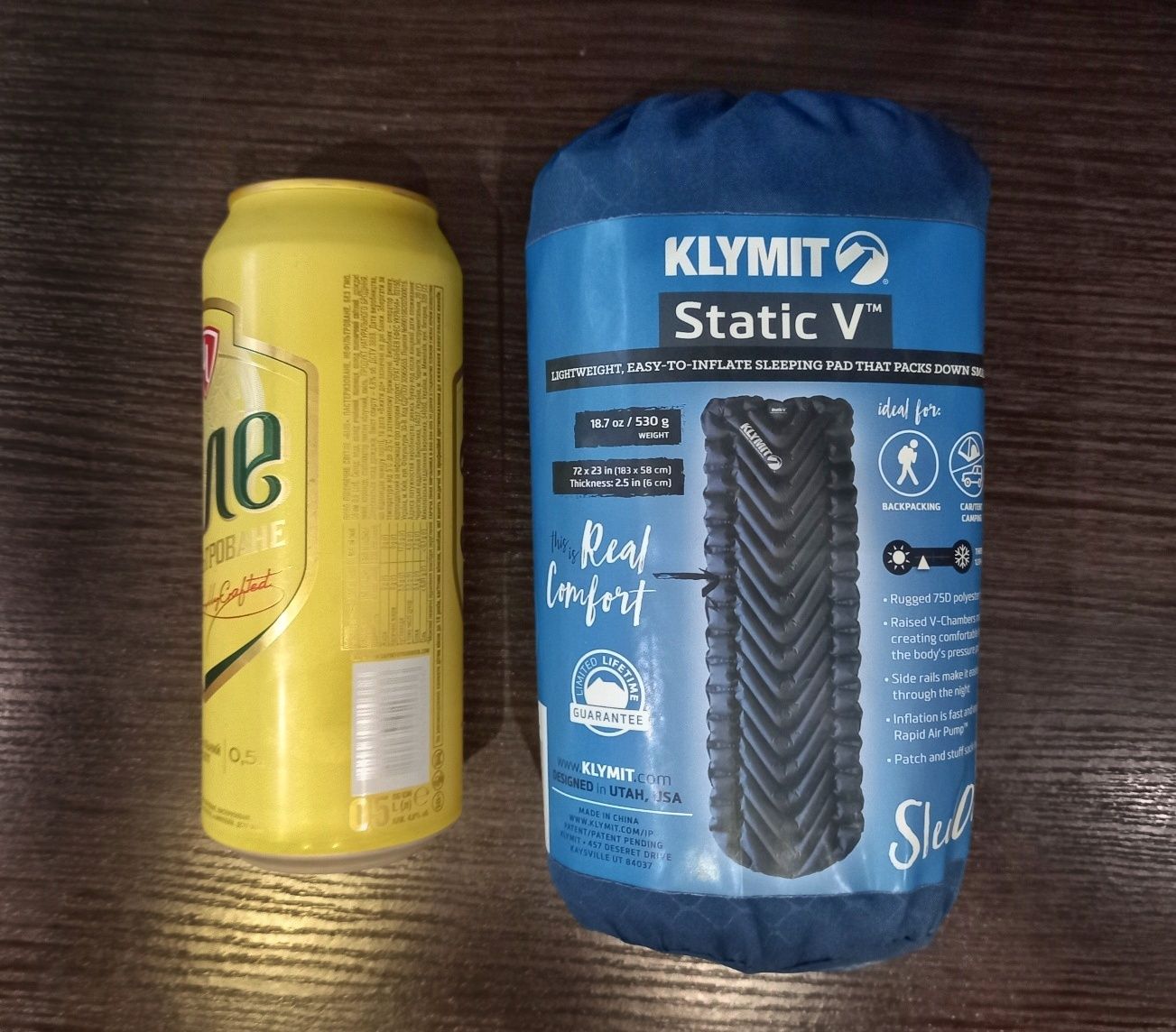 Klymit Static V (килимок, термарест, каремат)