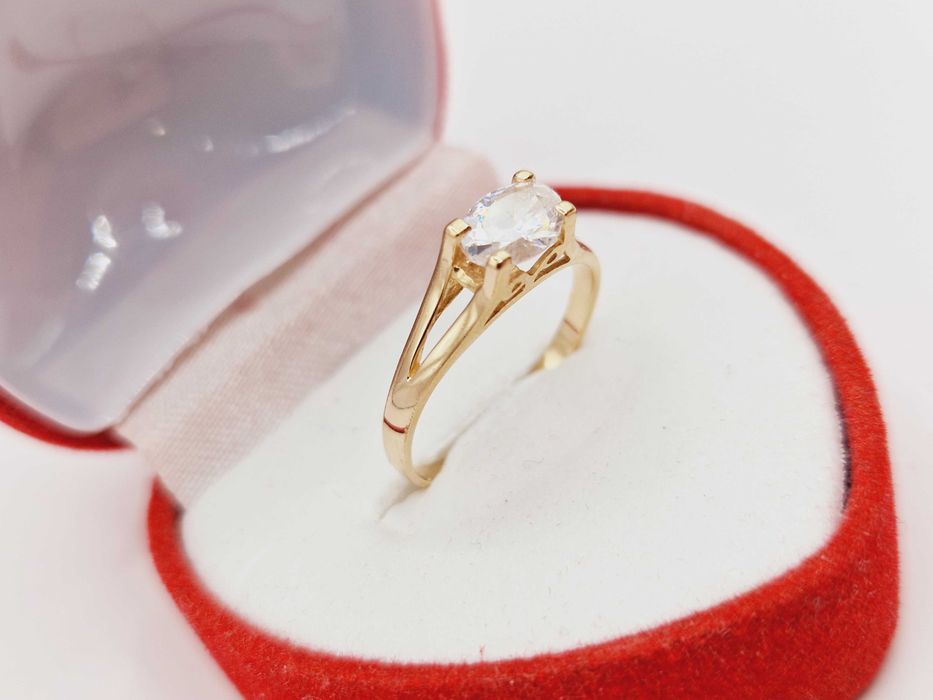 Jak NOWY! Złoty Pierścionek pr.585 (14K)