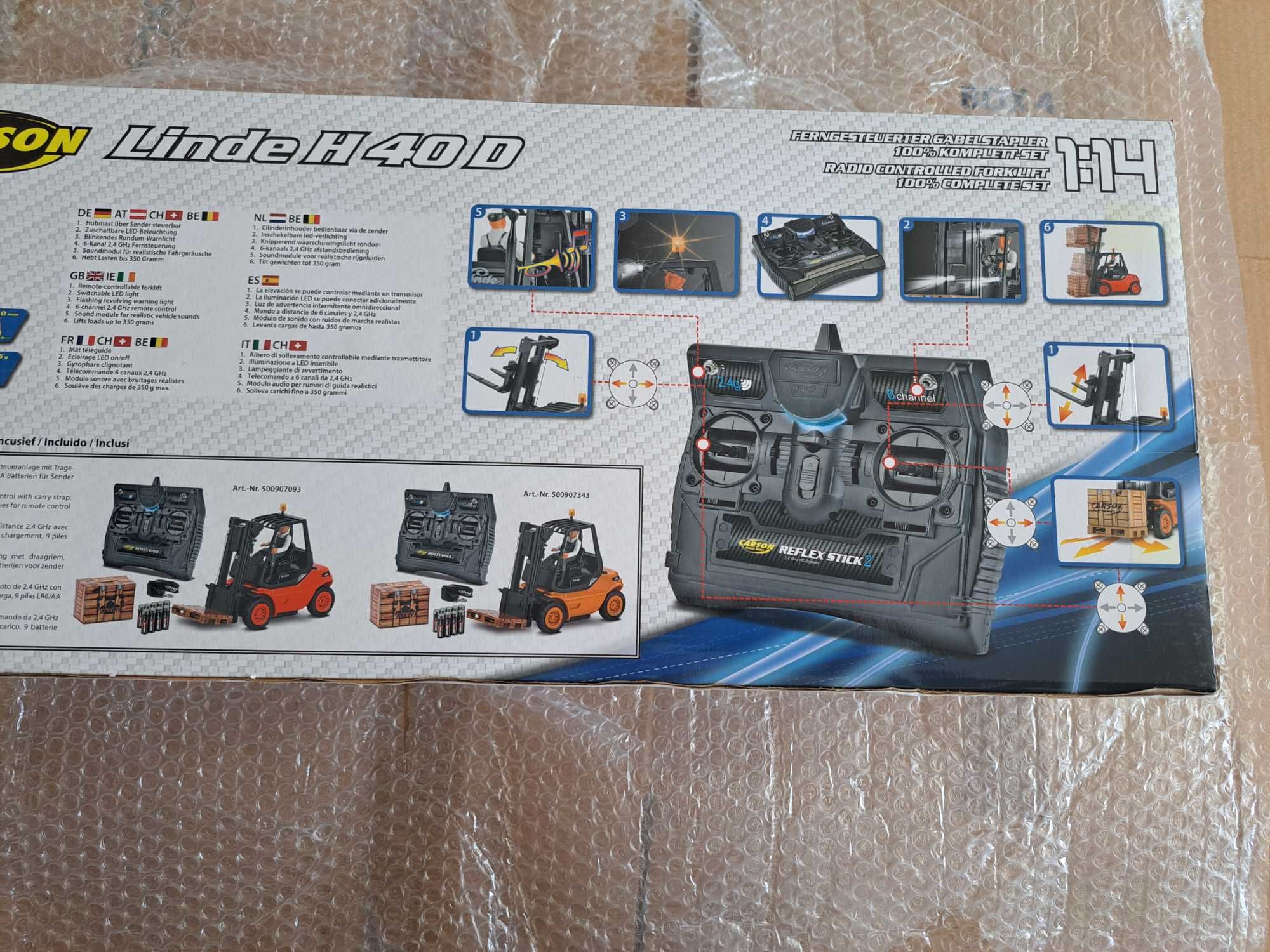 Modelo telecomandado empilhador