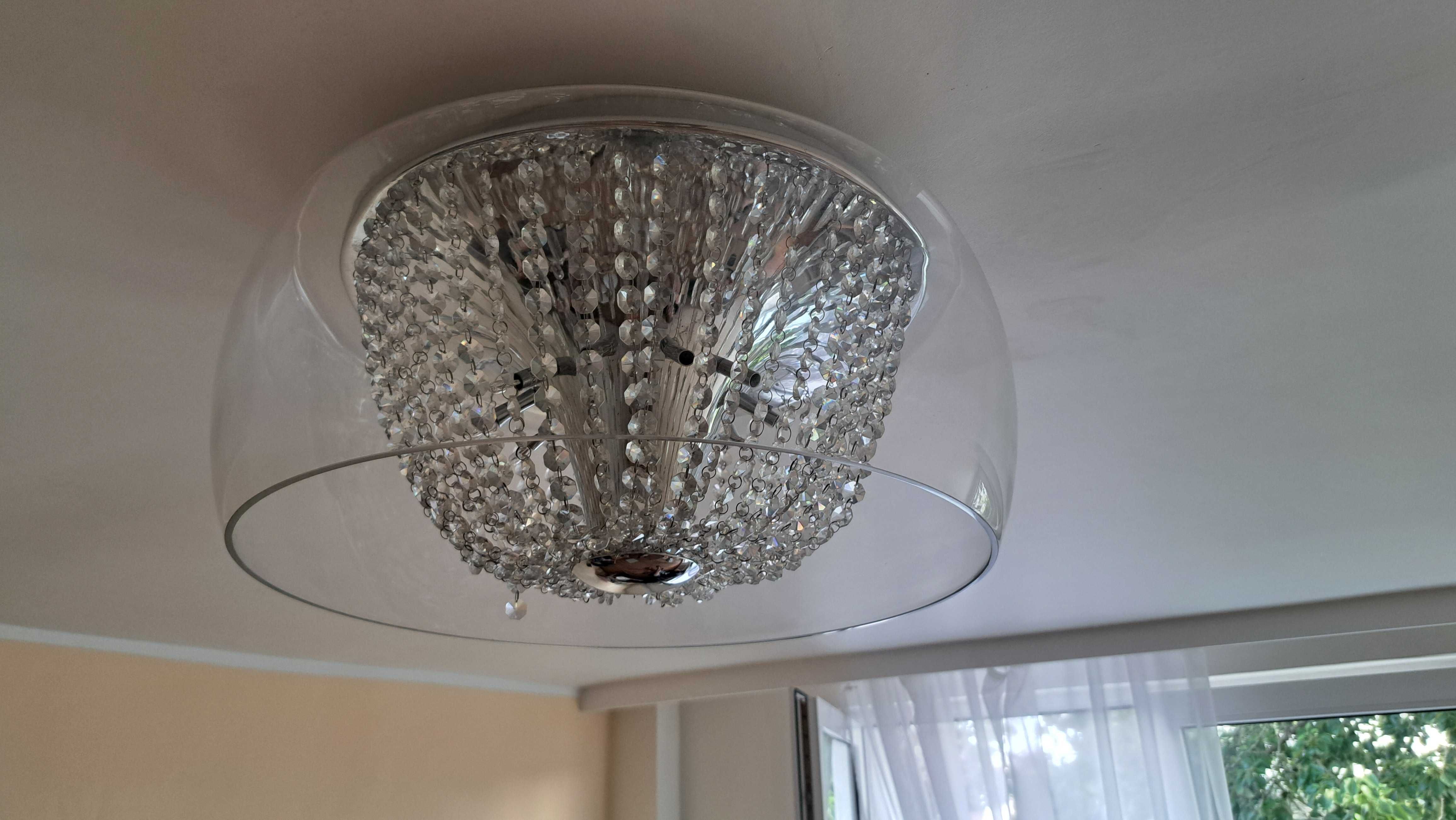PLAFON  lampa z kryształków