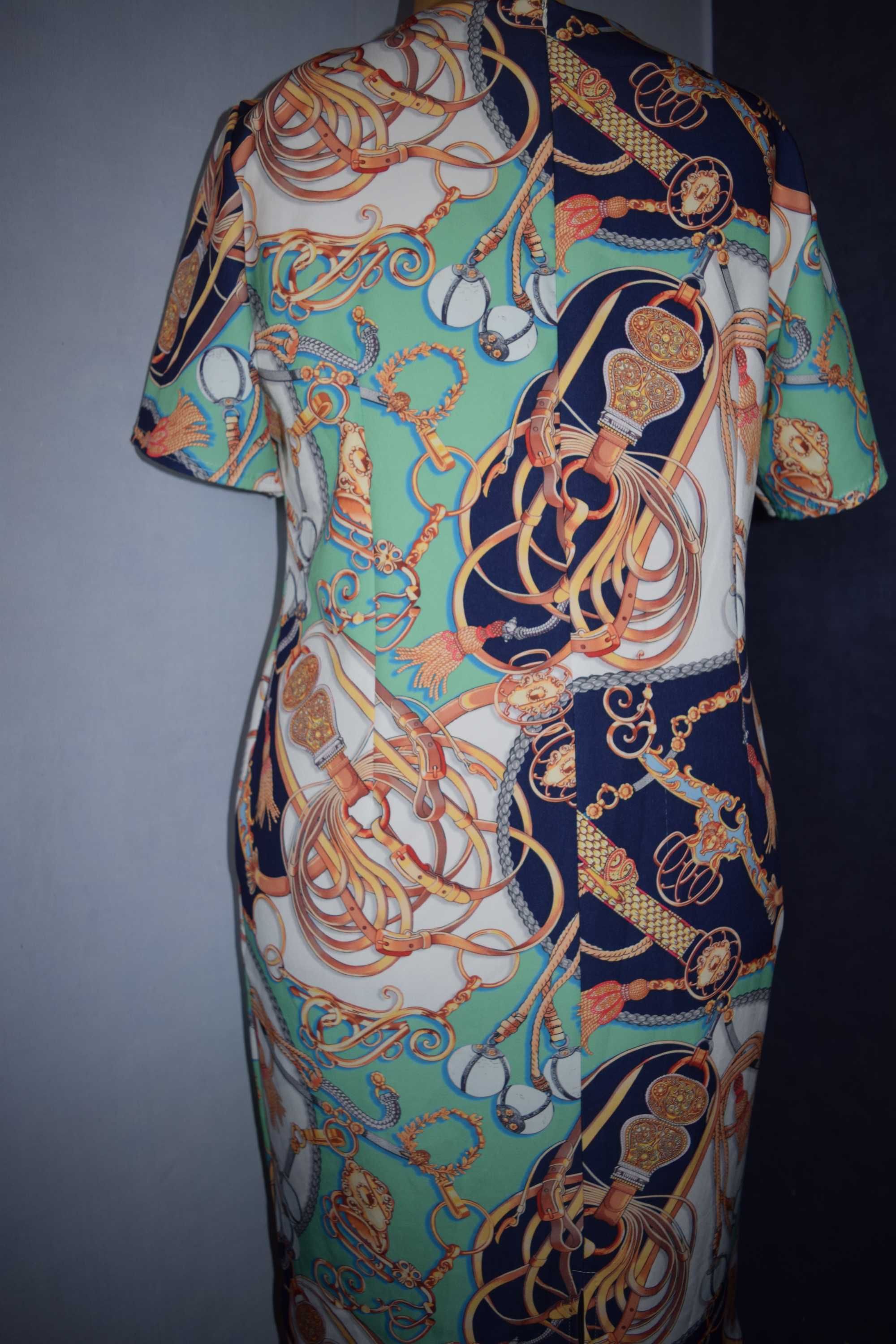 Ferra Piękna sukienka ołówkowa z kieszeniami_46