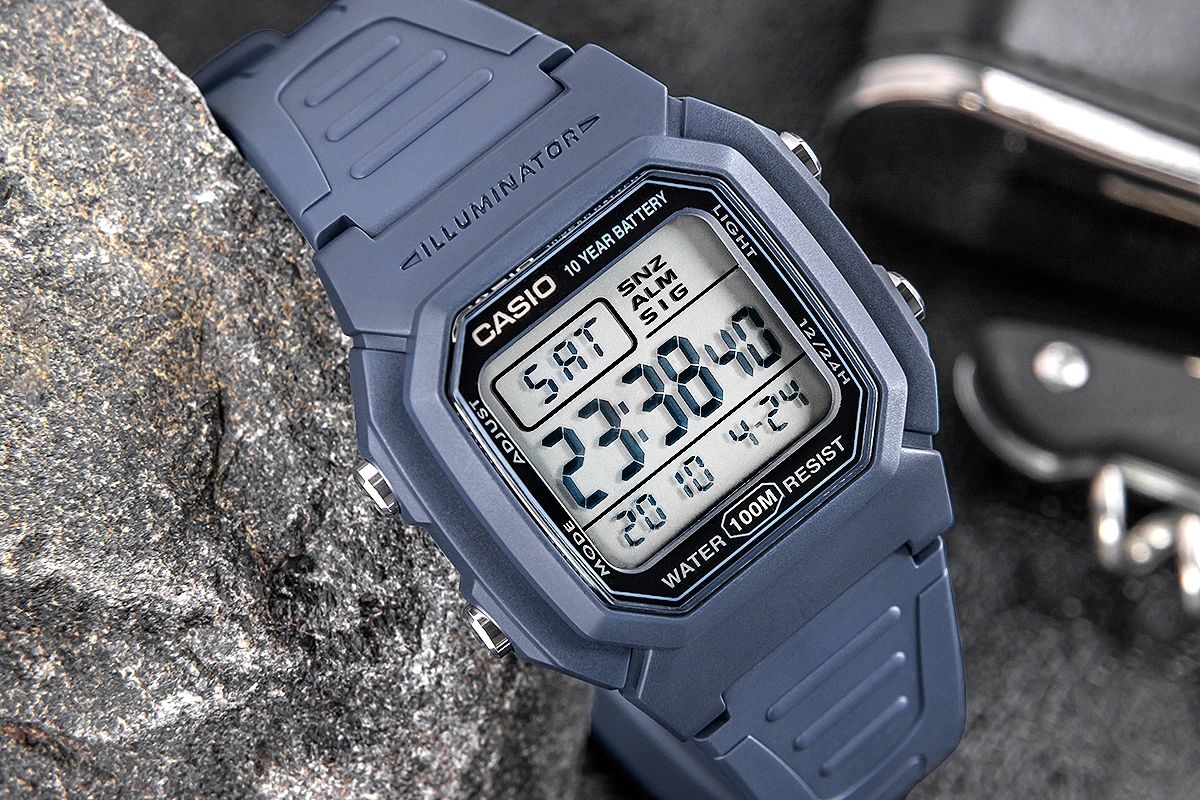 zegarek casio w-800h-2avdf + box