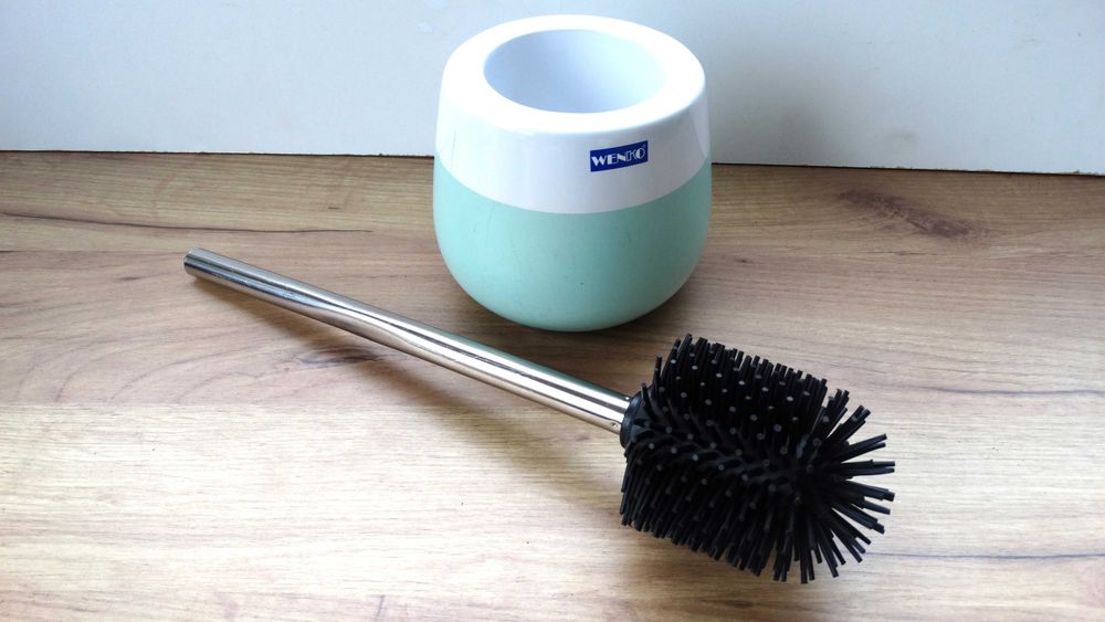 WENKO Szczotka toaletowa Malta miętowy/biały