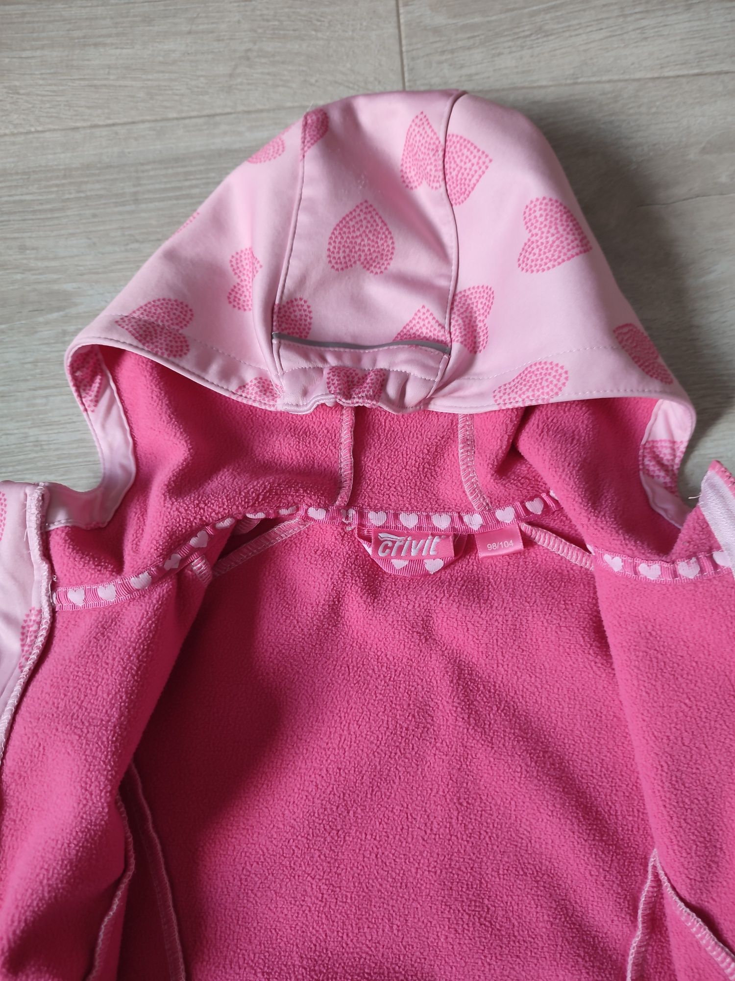 Kurtka softshell crivit 98/104 Lidl