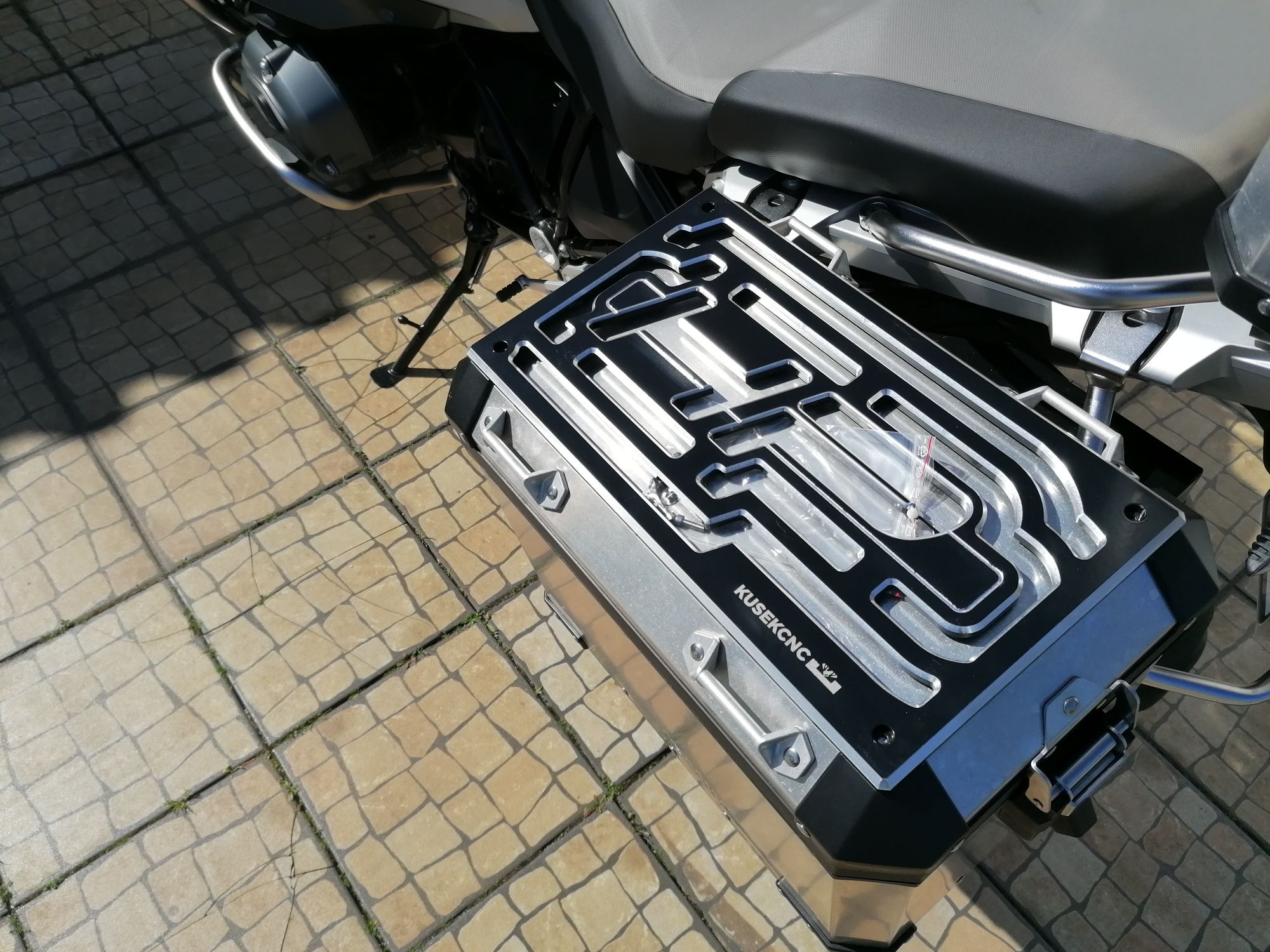 Rack protector das Malas BMW Alumínio e Top Box