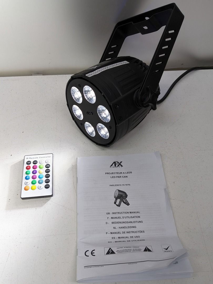 LED PAR прожектор AFX Light Parled 615 для сцены заливочный светодиодн