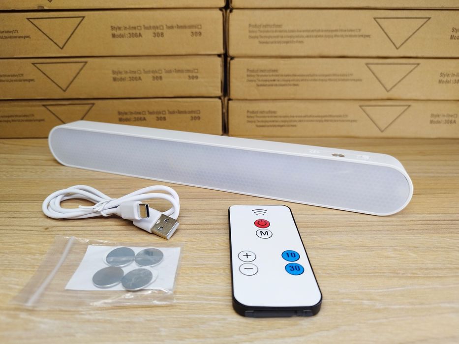 LED Світильник, LED лампа з пультом керування (акумуляторна, магнітна)