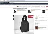 Wenger Monosling shoulder bag, black -24%