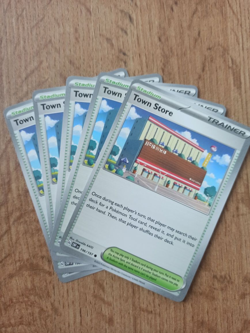 Pokemon TCG OBF 196 Town Store