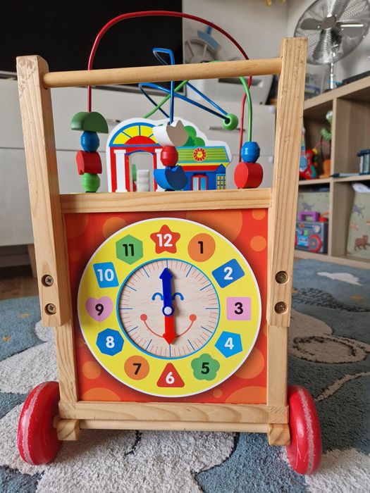 Drewniany pchacz Kruzzel 6w1 sensoryka