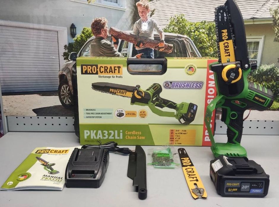 Акумуляторна міні пила ProCraft PKA32Li. Безщіткова. В НАЯВНОСТІ !