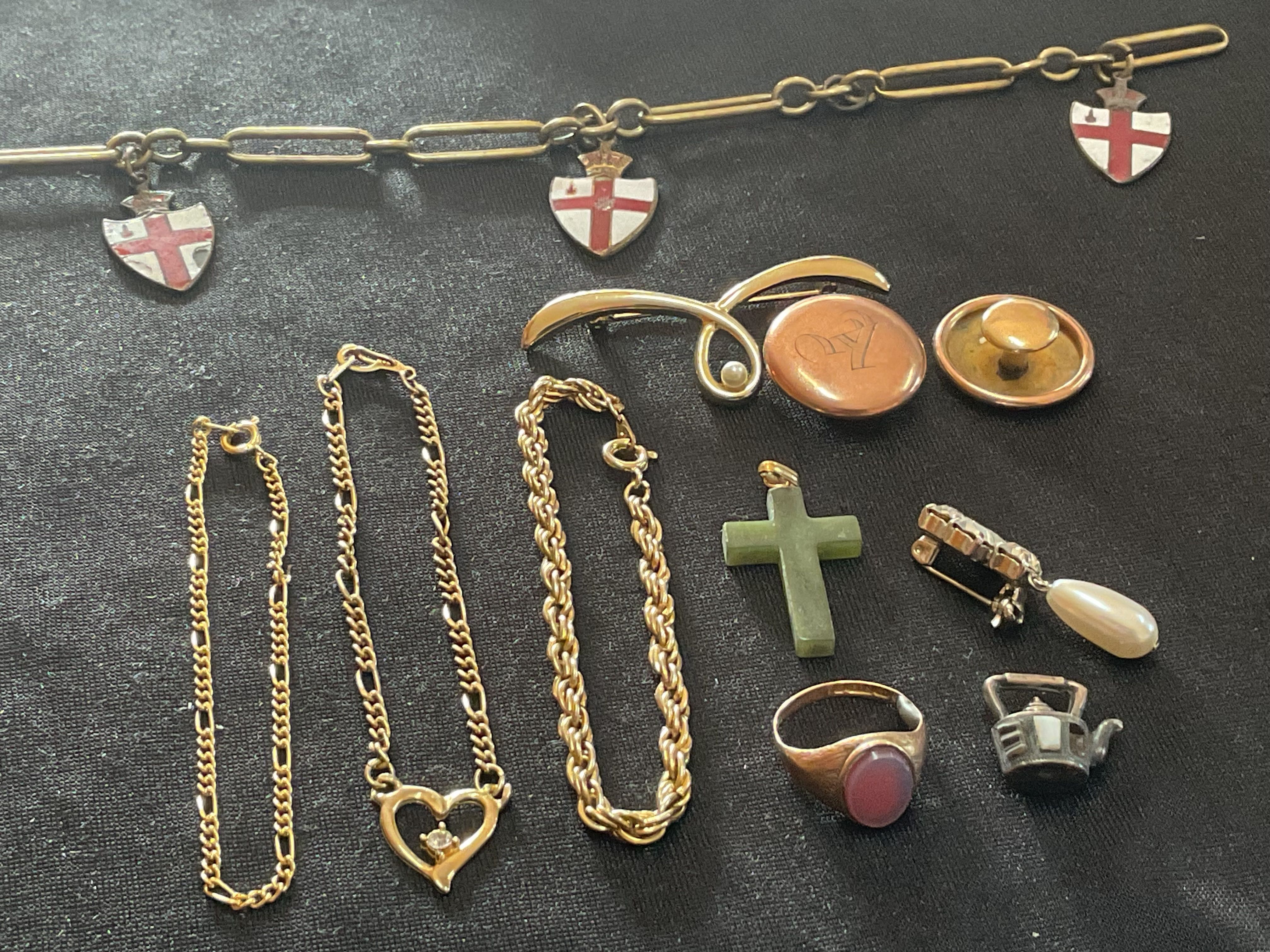 Pulseiras lote misto peças vintage