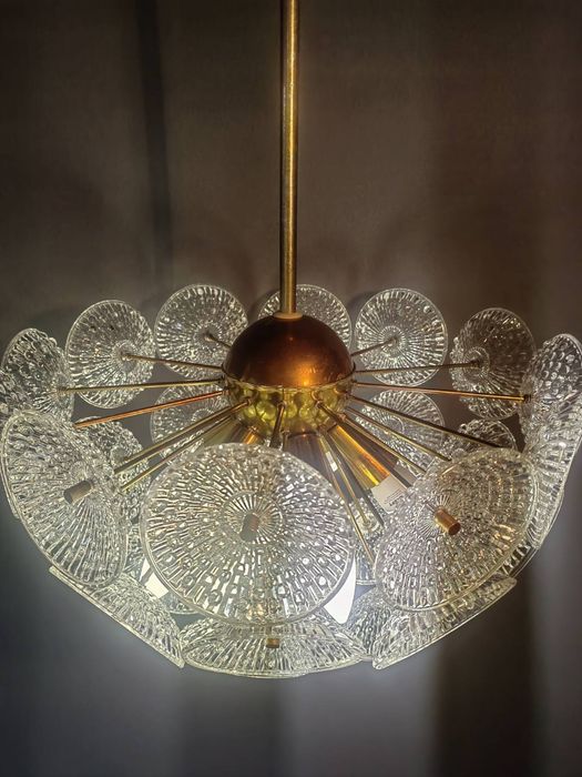 Zyrandol krysztalowy  Sputnik Vintage