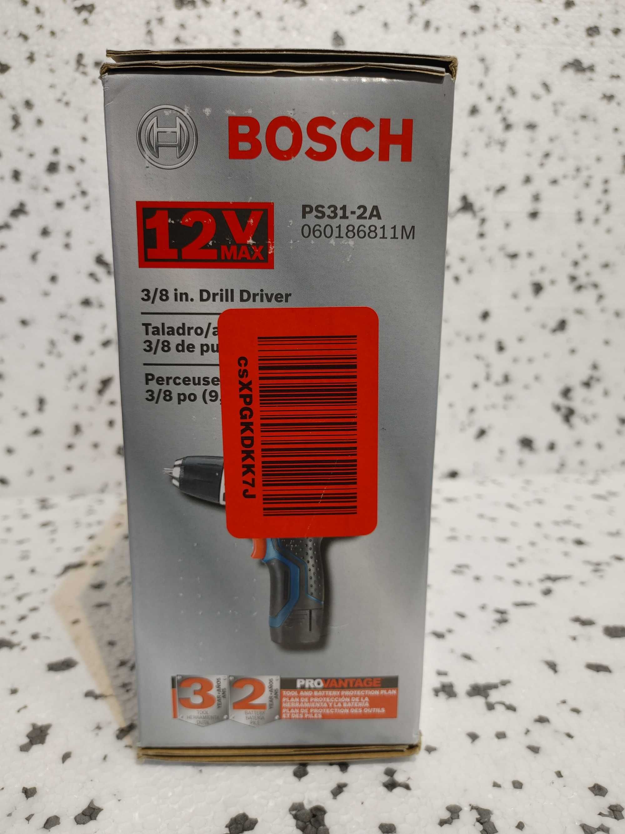 2 батареи GSR12V PS31 Bosch шуруповёрт дрель новая