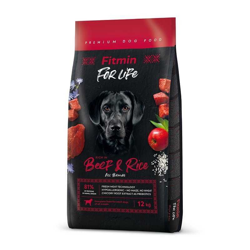 Fitmin For Life Adult  Beef & Rice 12 kg