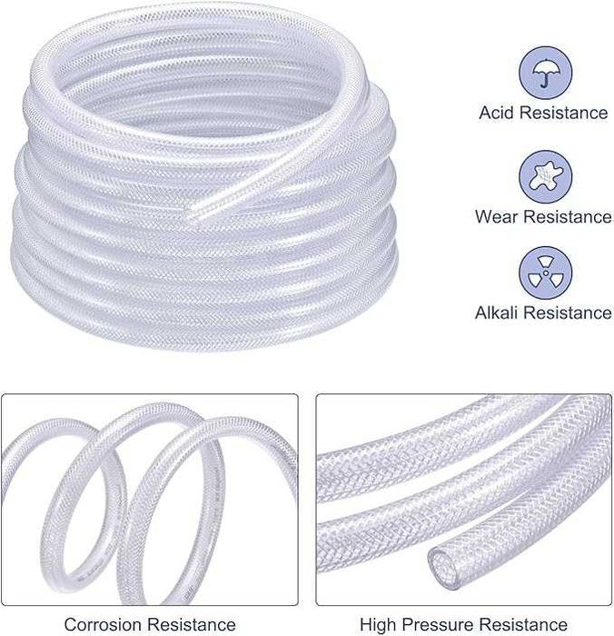 Wąż PCV z tkaniną 12 x 18 mm 15,2m sprężonego powietrza wody sourcing
