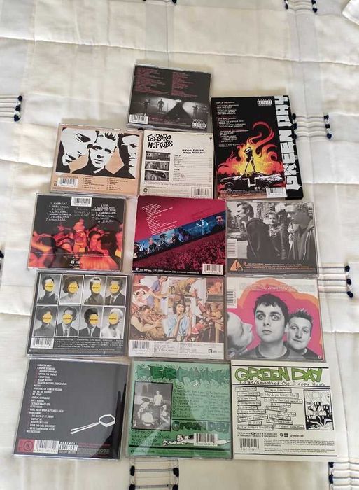 Conjunto de CD's dos Green Day