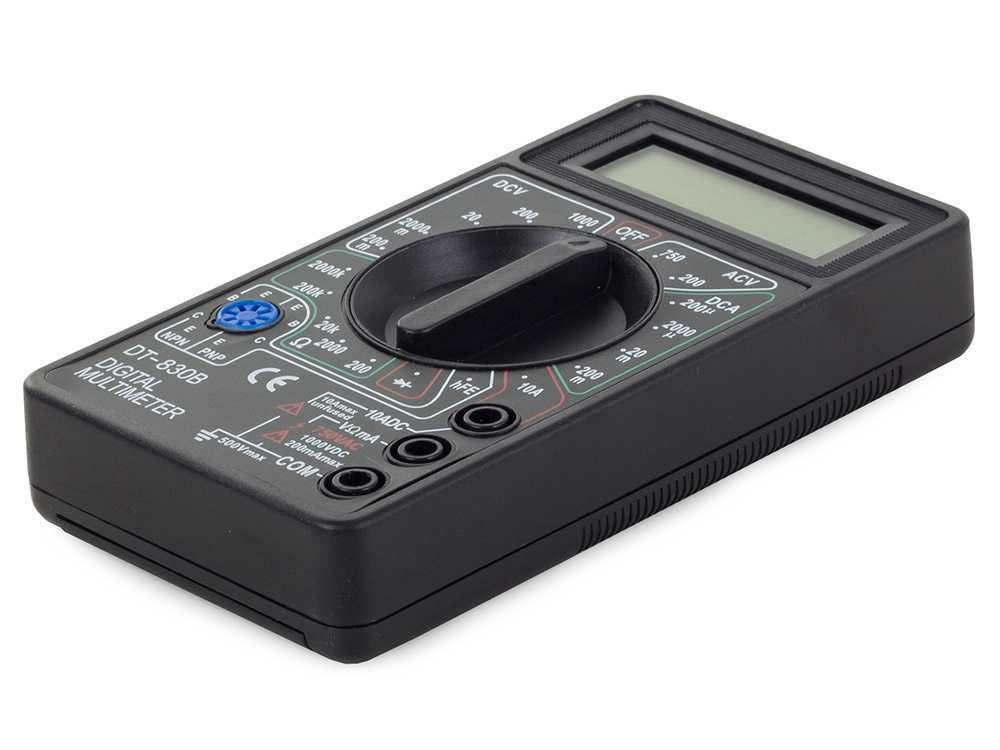 Cyfrowy MIERNIK MULTIMETR Pomiary Prąd AC/DC LCD Elektronika DT-830B