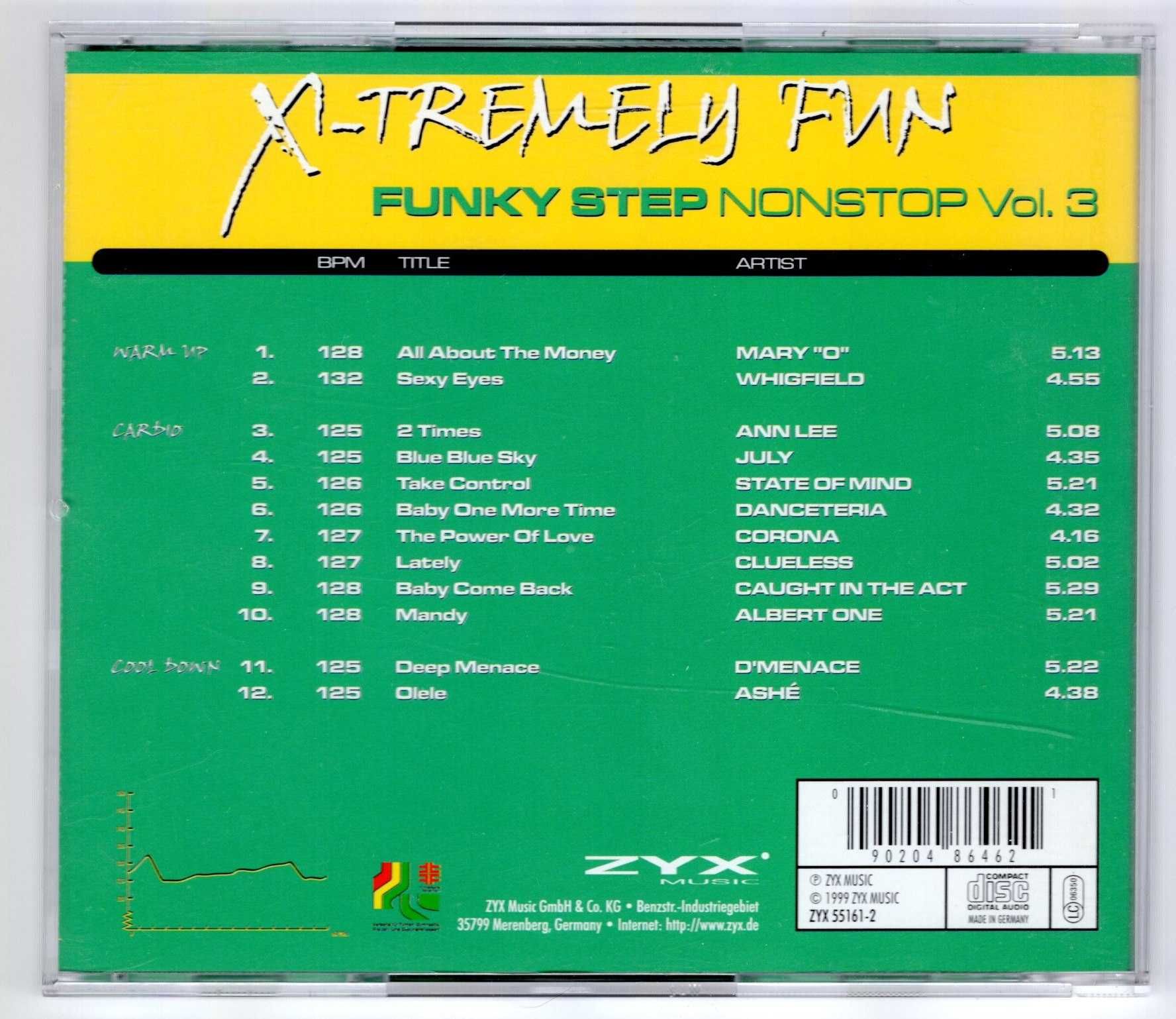 Funky Step Nonstop Vol.3 (CD) muzyka do ćwiczeń