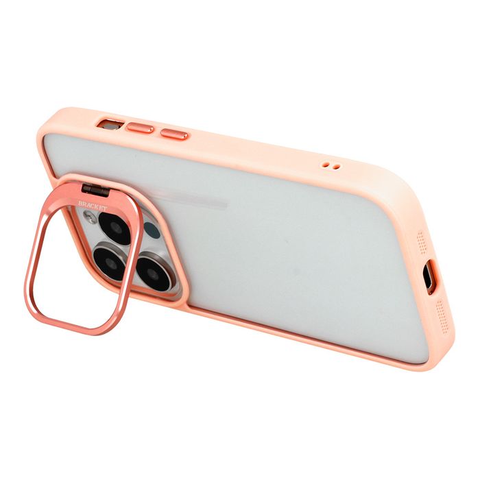 Tel Protect Kickstand case iPhone 12 Pro Max (jasnoróżowy)