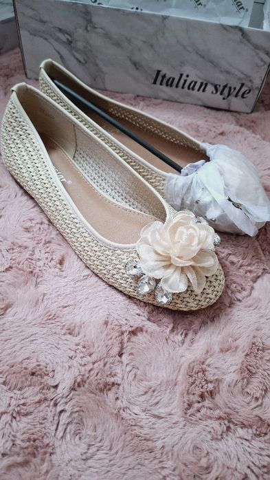 Boho balerinki 39 nowe