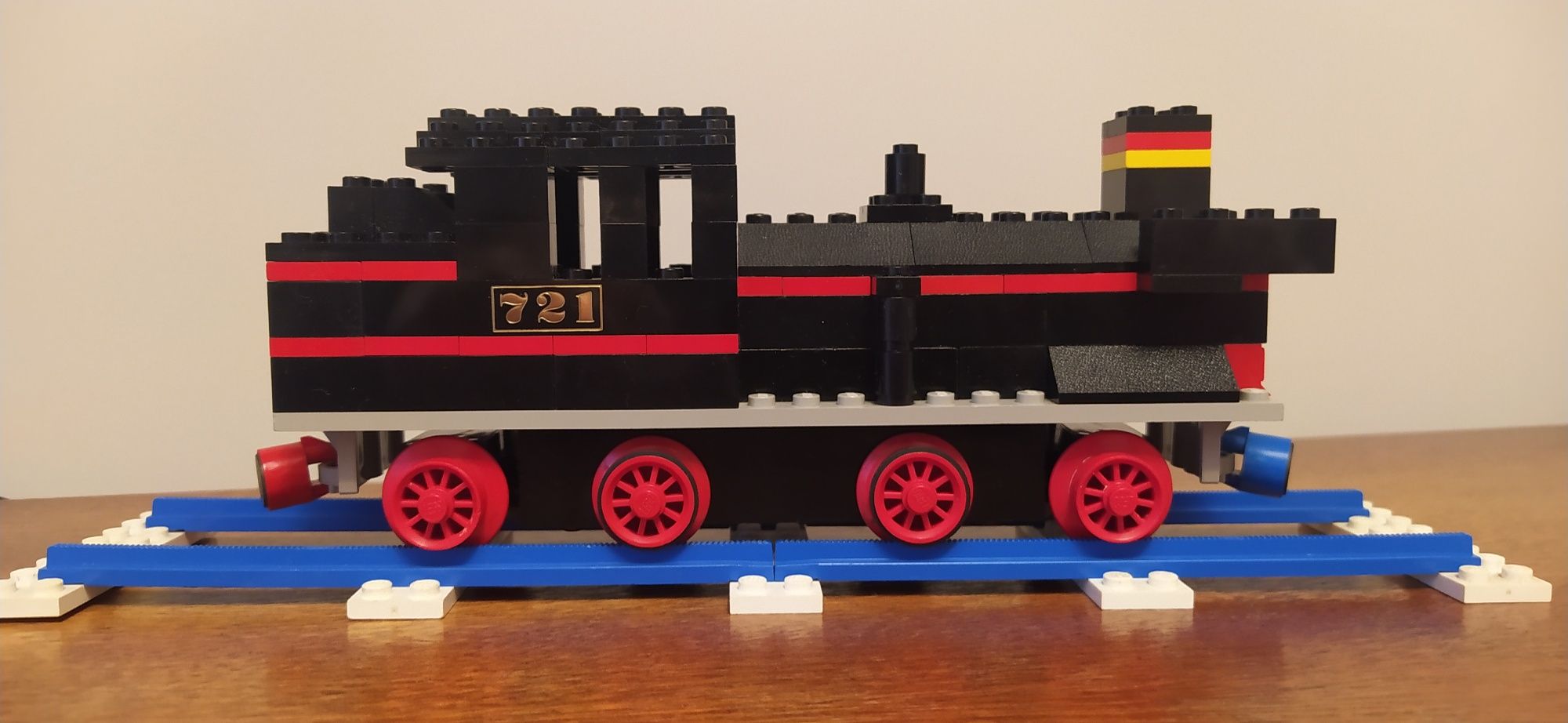 Lego train 12V stara lokomotywa nr. 721 z 1969 roku, Legoland