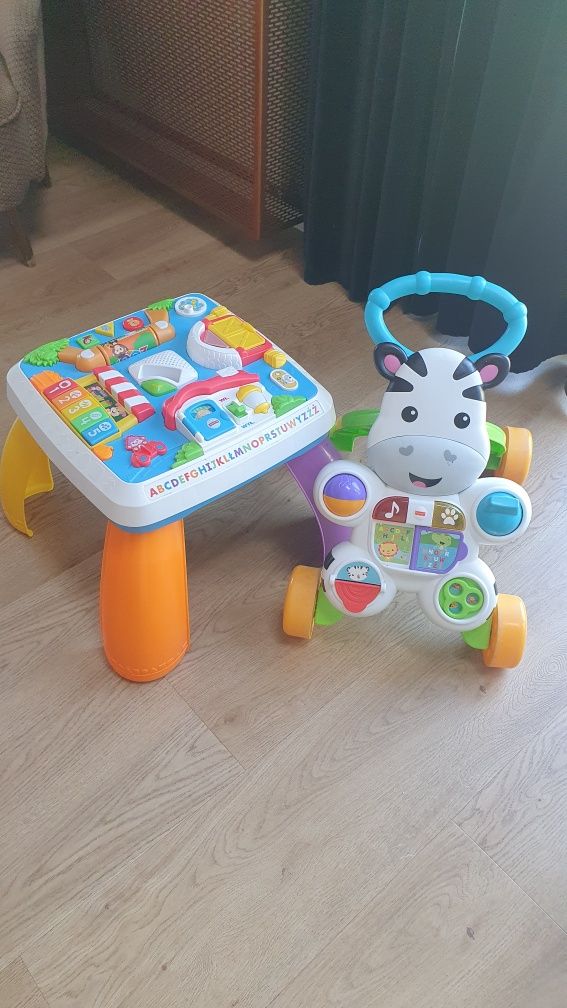 Stolik i pchacz Fisher Price