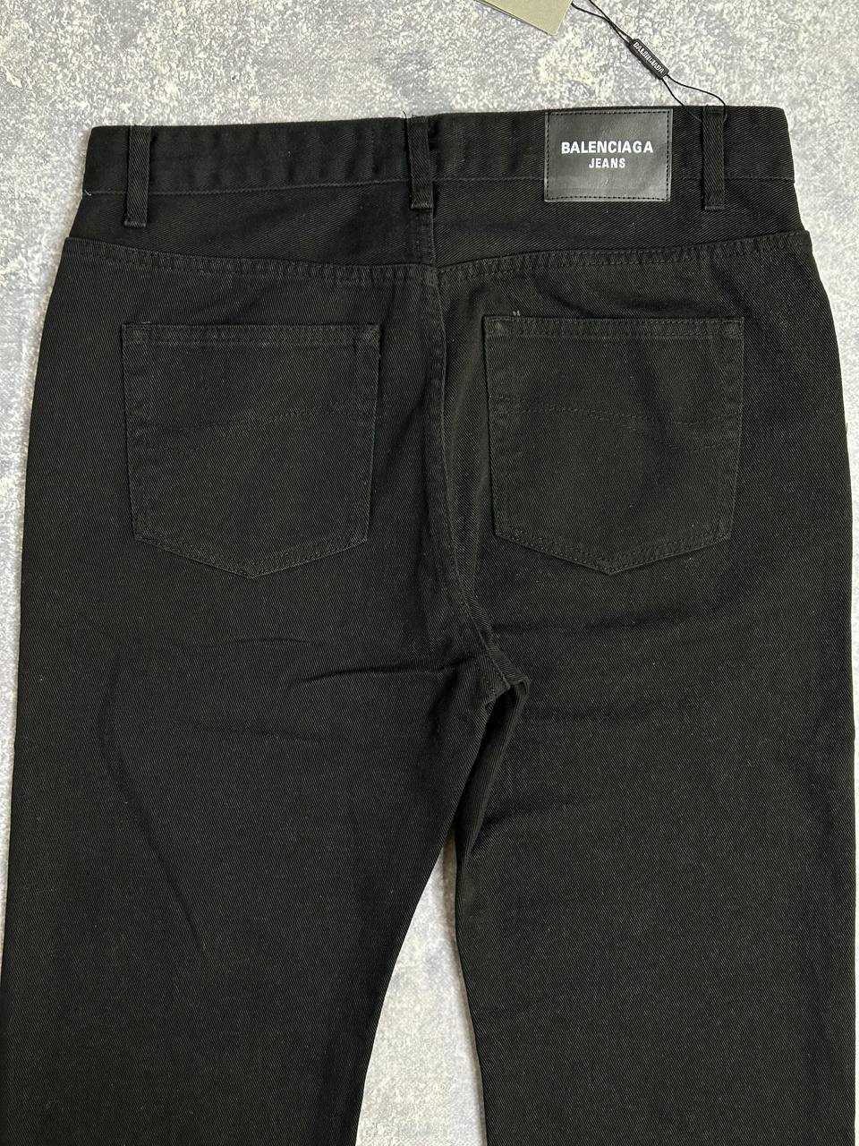 Джинси BALENCIAGA flared faded washed jeans клеш кльош джинсы чорні