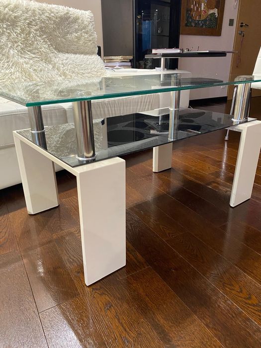 Piękna Szklana ława 110 cm x 60 cm