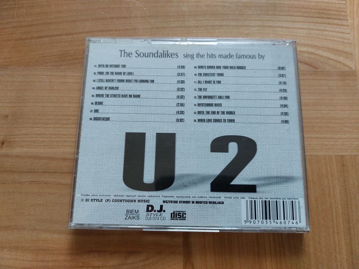 Płyta CD U2 - The Soundalikes - Sign the Hits Made Famous by U2