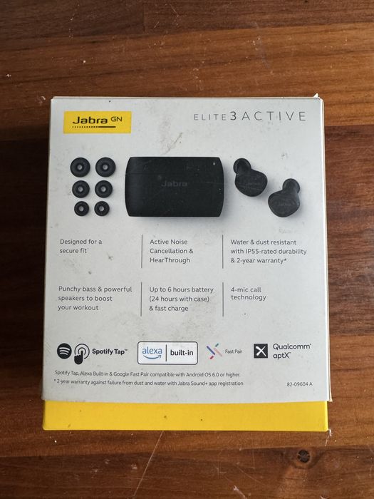 słuchawki Jabra Elite 3 Active ANC nowe