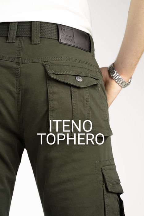 Штани чоловічі тактичні карго ITENO олива чорні сині темно-сірі,корич