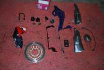 HONDA CBR 600F 2011R część owiewki silnik lagi koło