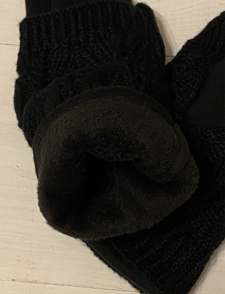 Rękawiczki zimowe ocieplane czarne