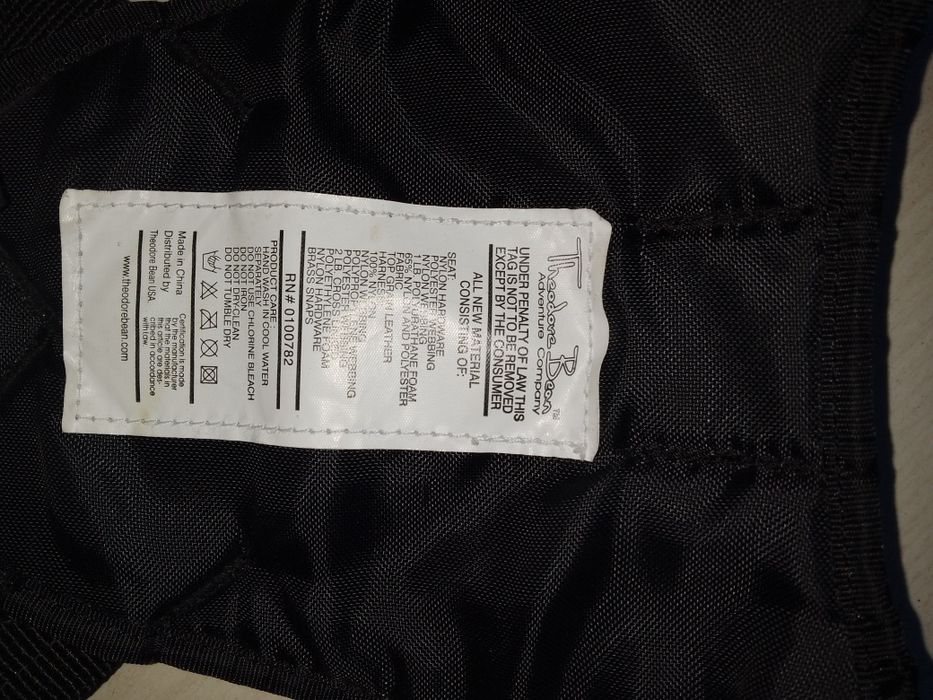 Nosidełko turystyczne Theodore Bean