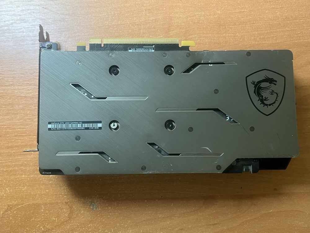 Відеокарта MSI GeForce GTX 1660 Gaming X 6GB GDDR5
