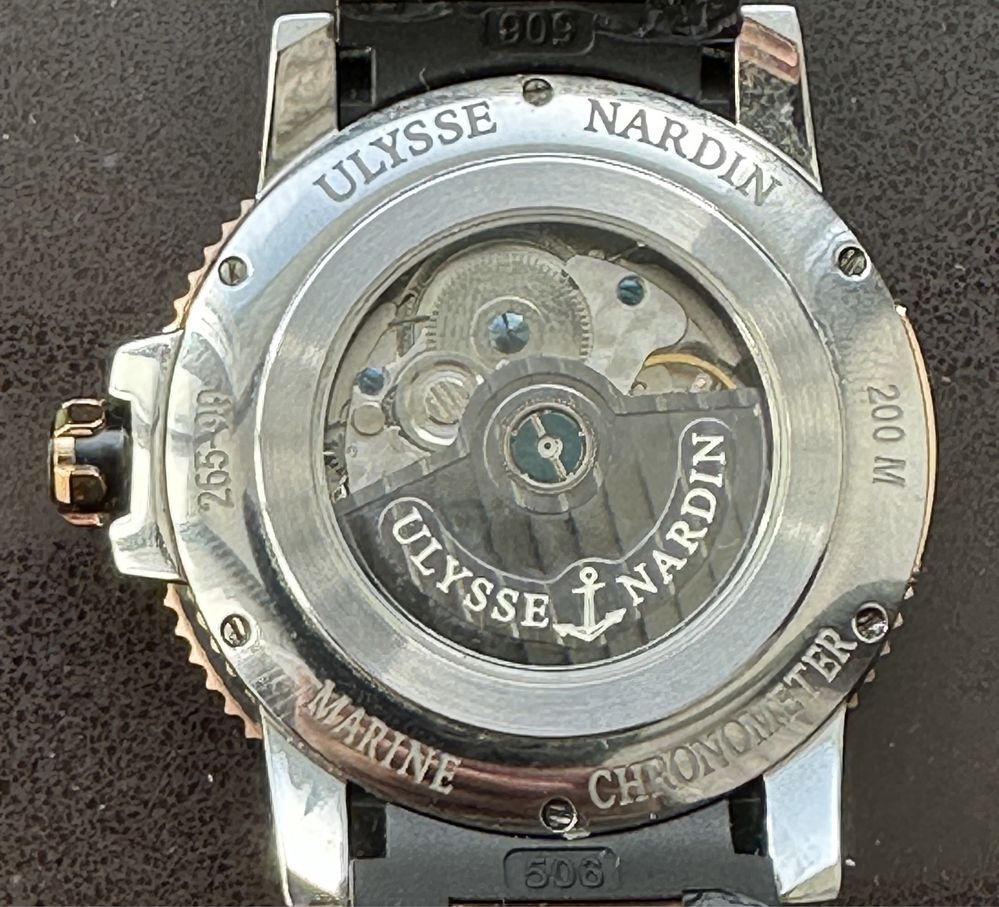 Ulysse Nardin Maxi Marine Diver Titanium.