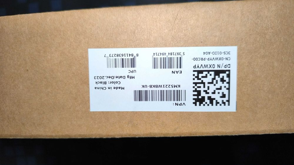 Klawiatura + mysz Dell KM5221W (KM5221WBKB-UK)