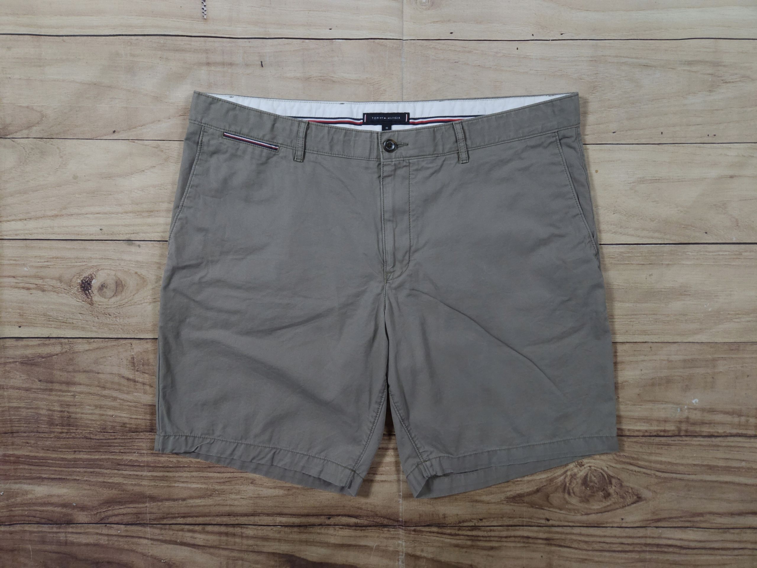 TOMMY HILFIGER Brooklyn Short Spodenki Chinos Męskie Logowane r. 40