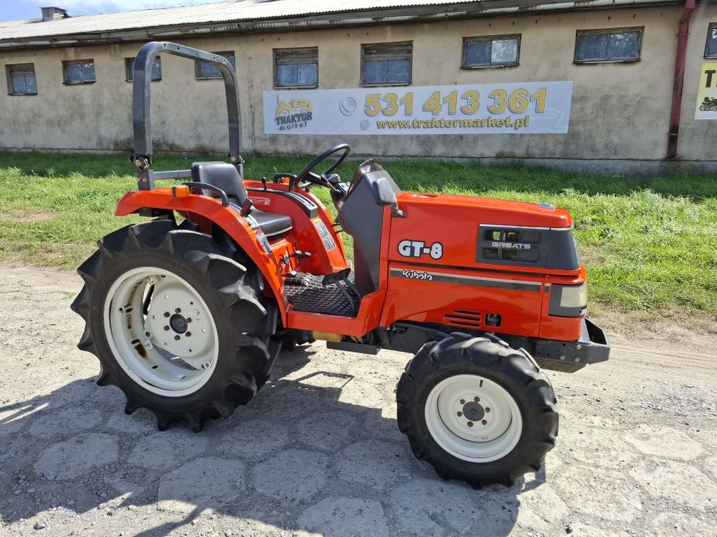 Traktorek japoński 4x4 Kubota GT 8  26 km Wspomaganie śliczny