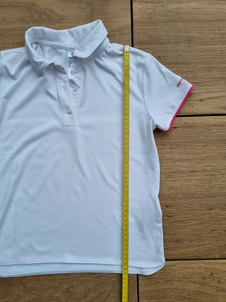 Dziewczęca oddychająca koszulka sportowa Artengo 143/150