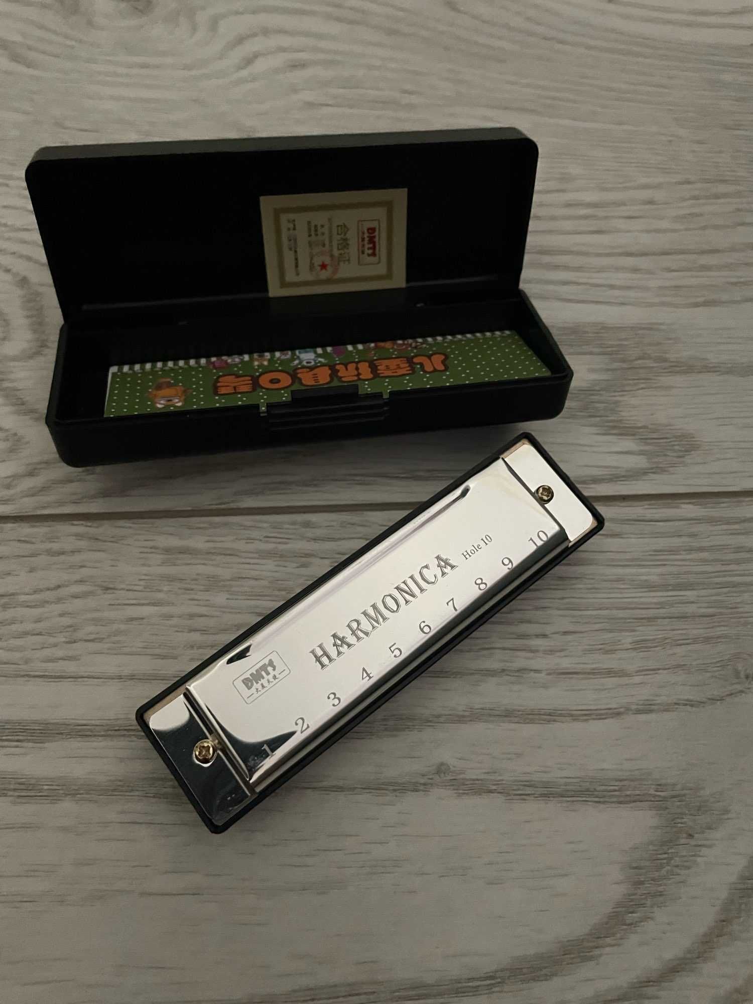 НАЧИНАЮЩИЙ? Губная гармоника блюзовая Harmonica DMTS на 10 отверстий