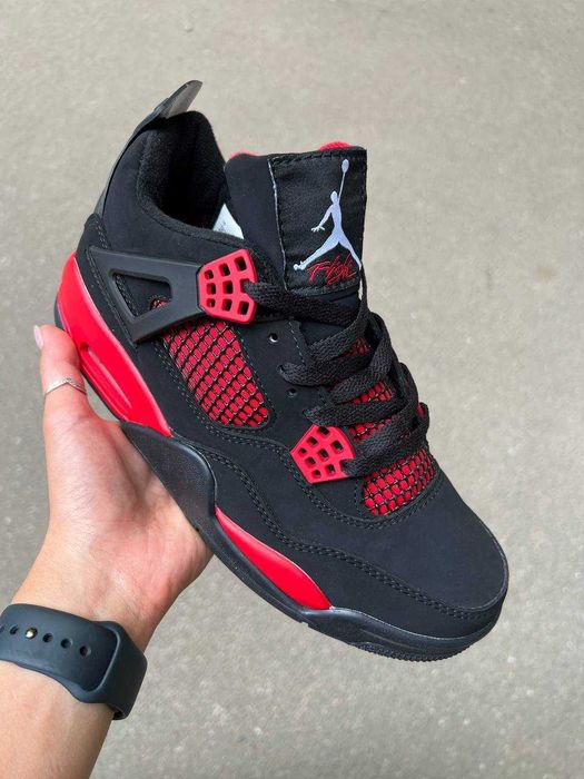 Мужские кроссовки Nike Jordan Retro 4 "Сrimson Red Thunder"