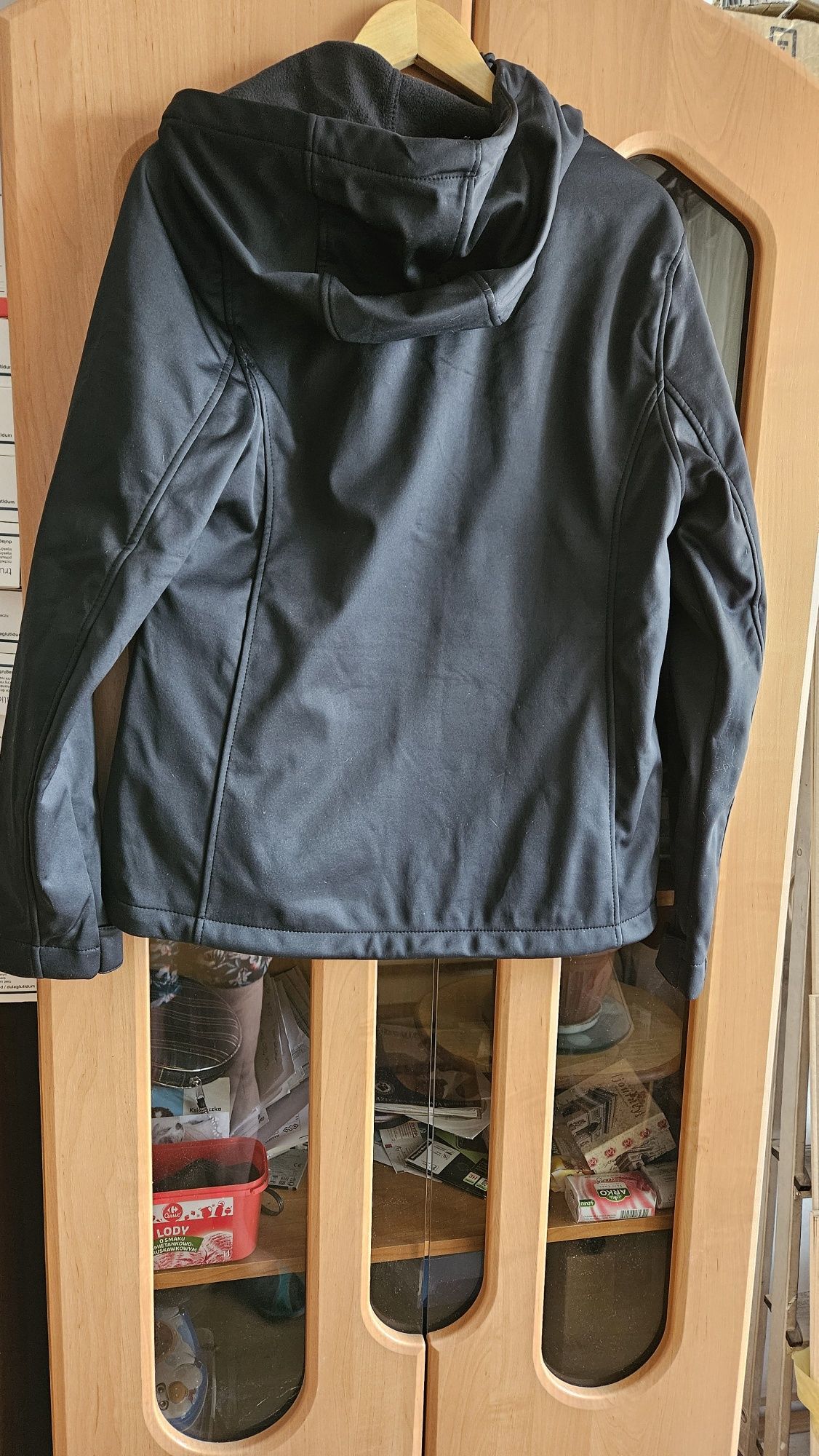 Kurtka czarna softshell damska 4F XL!NOWA!