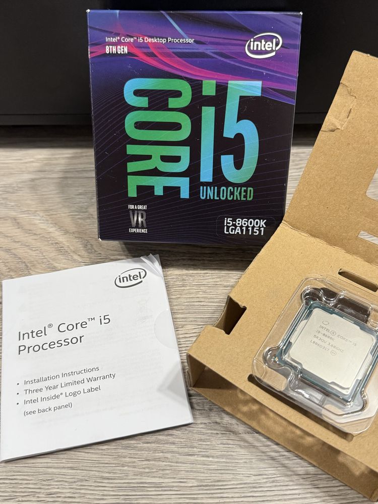 Процесор Intel Core i5 8600k 6 ядер soket 1151v2