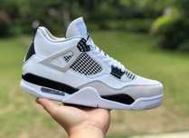 "Buty damskie Trampki" Nike Air jordan 4 Retro military black R.43