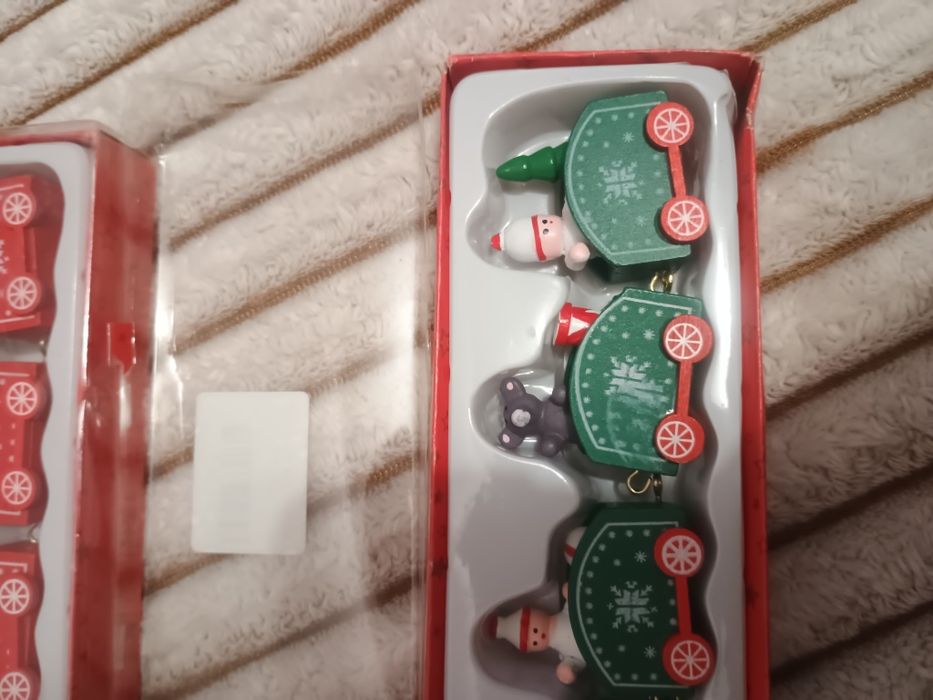 Поїзд різдвяний, потяг, новорічна іграшка, різдвяна ,різдвяний потяг